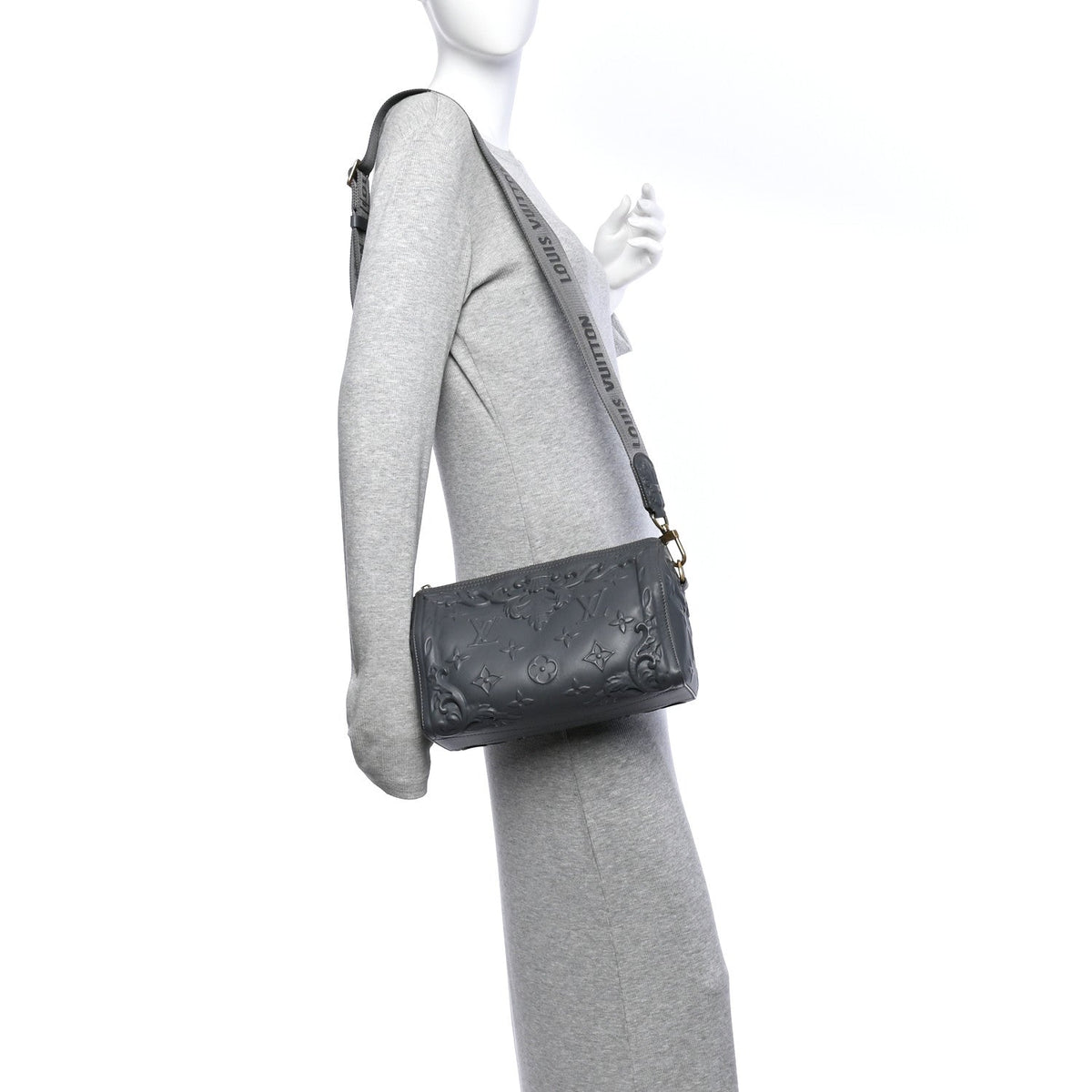 Calfskin Duffel Bag - Grey