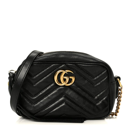 Mini Calfskin Shoulder Bag - Black