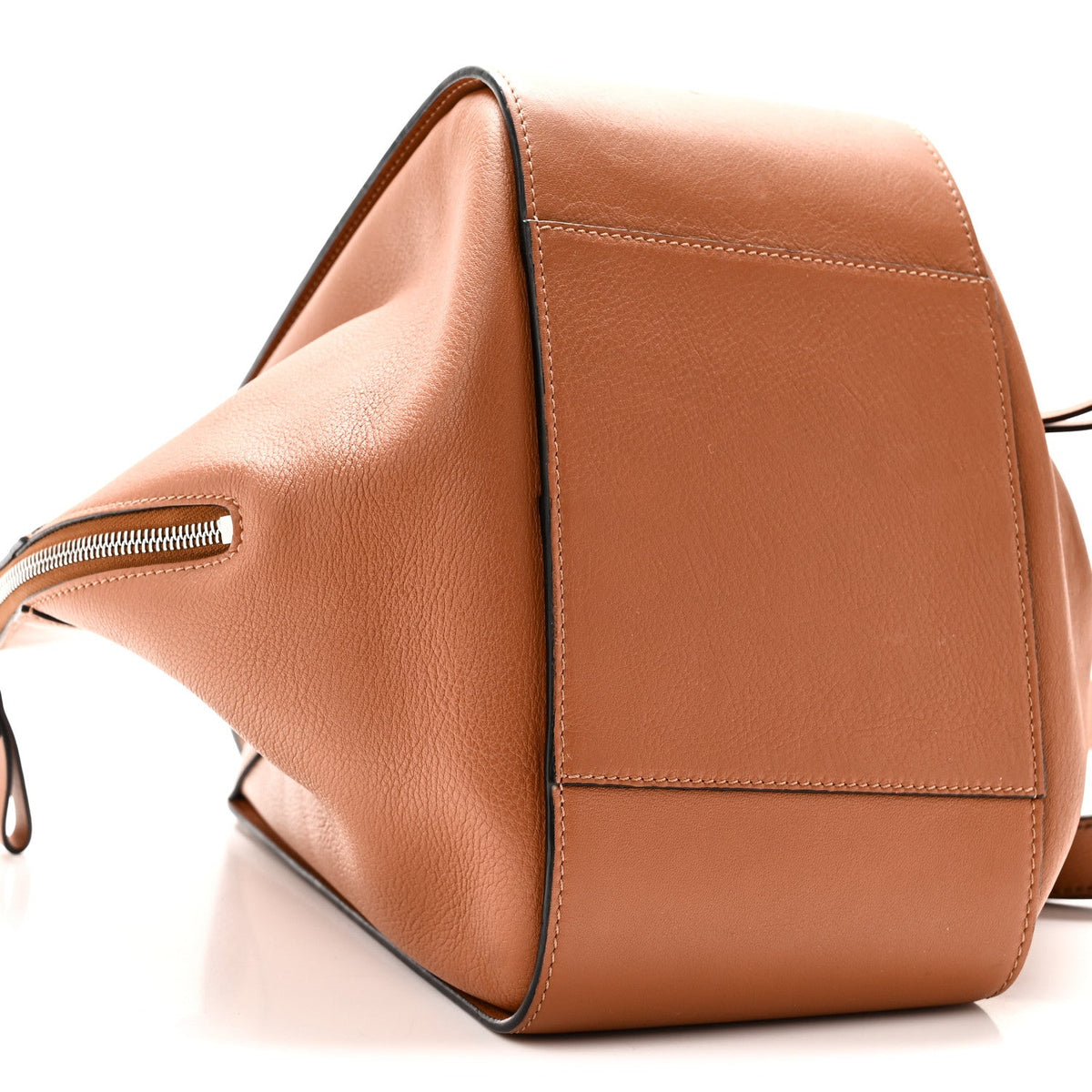 Small Calfskin Shoulder Bag - Tan