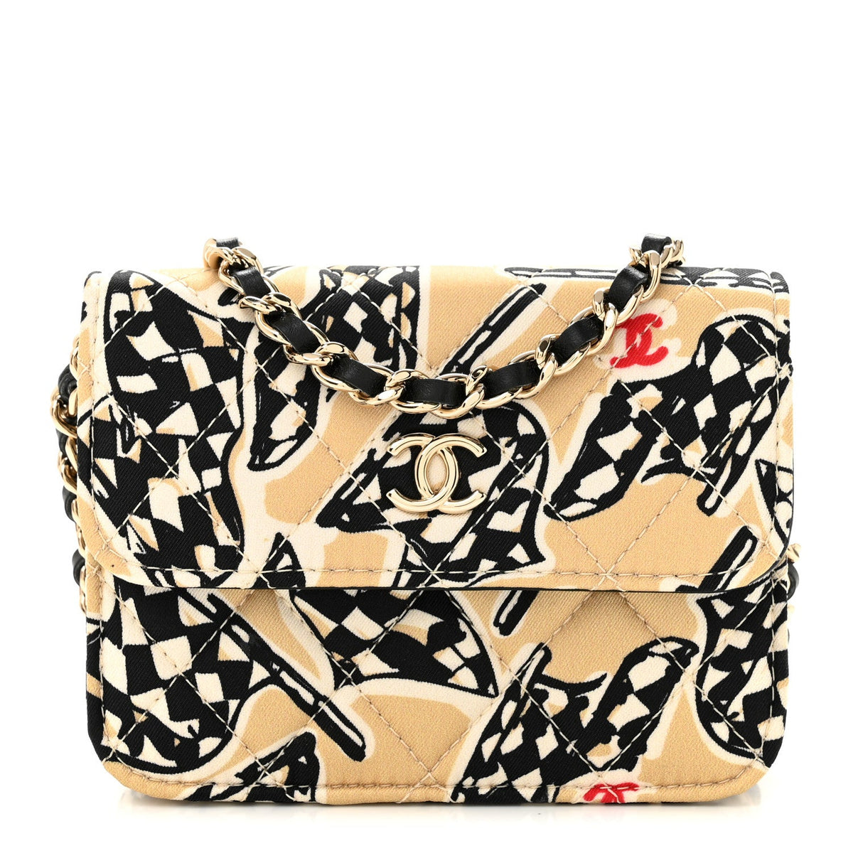 Canvas Clutch Bag - Beige