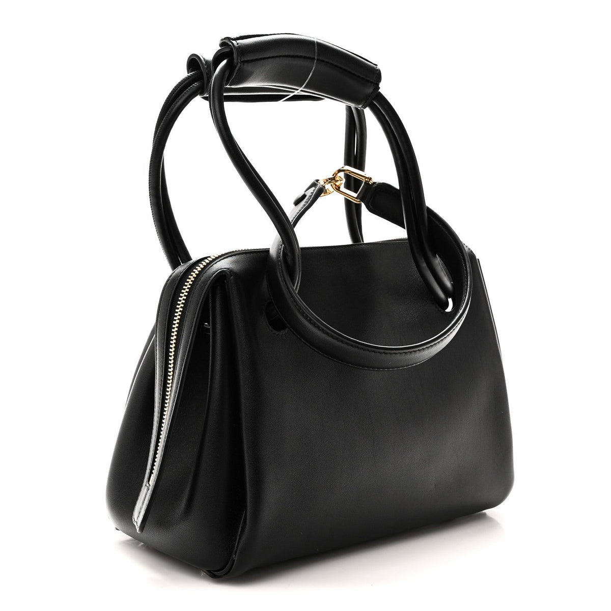 Small Calfskin Handbag - Black