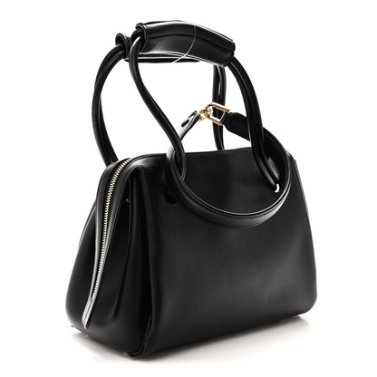 Small Calfskin Handbag - Black
