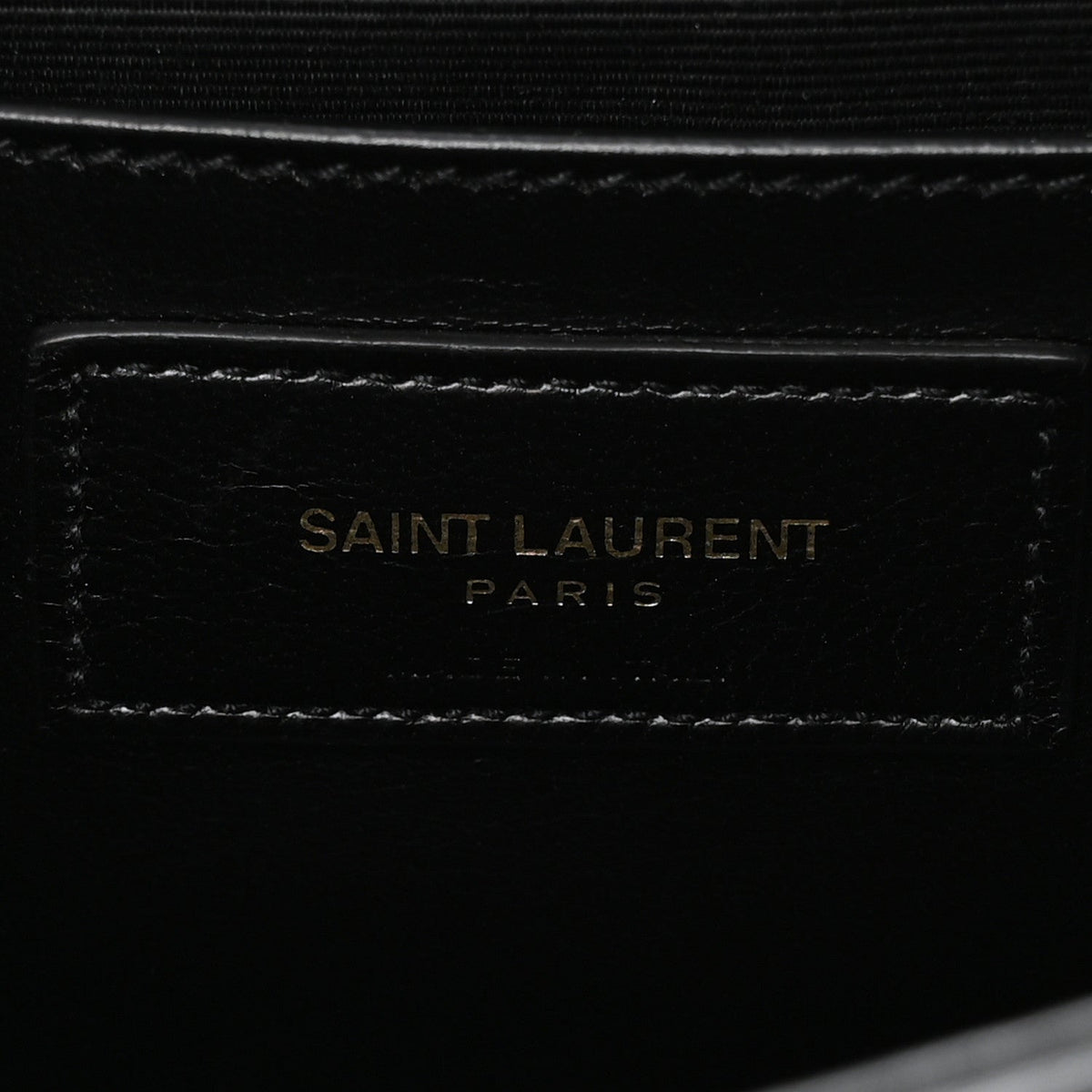 Medium Lambskin Satchel Bag - Black