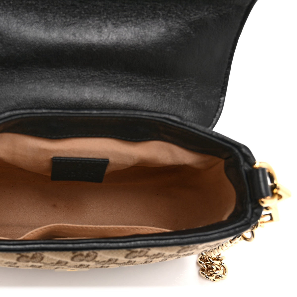 Mini Calfskin Shoulder Bag - Beige