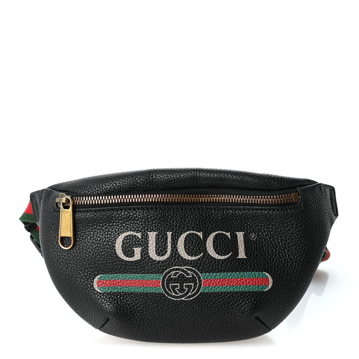 Small Calfskin Belt Bag - Black