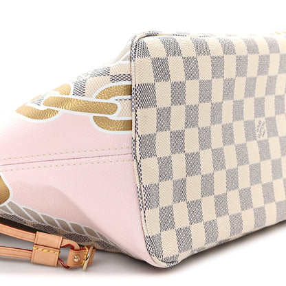 Damier Azur Nautical Neverfull Mm Handbag