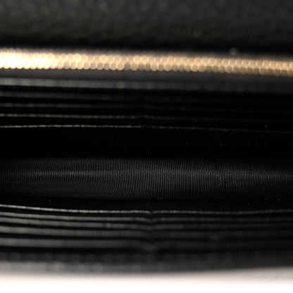 Calfskin Wallet Bag - Black