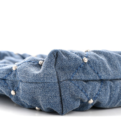 Mini Quilted Handbag - Blue