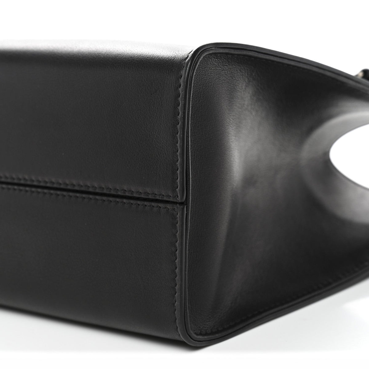 Small Calfskin Handbag - Black