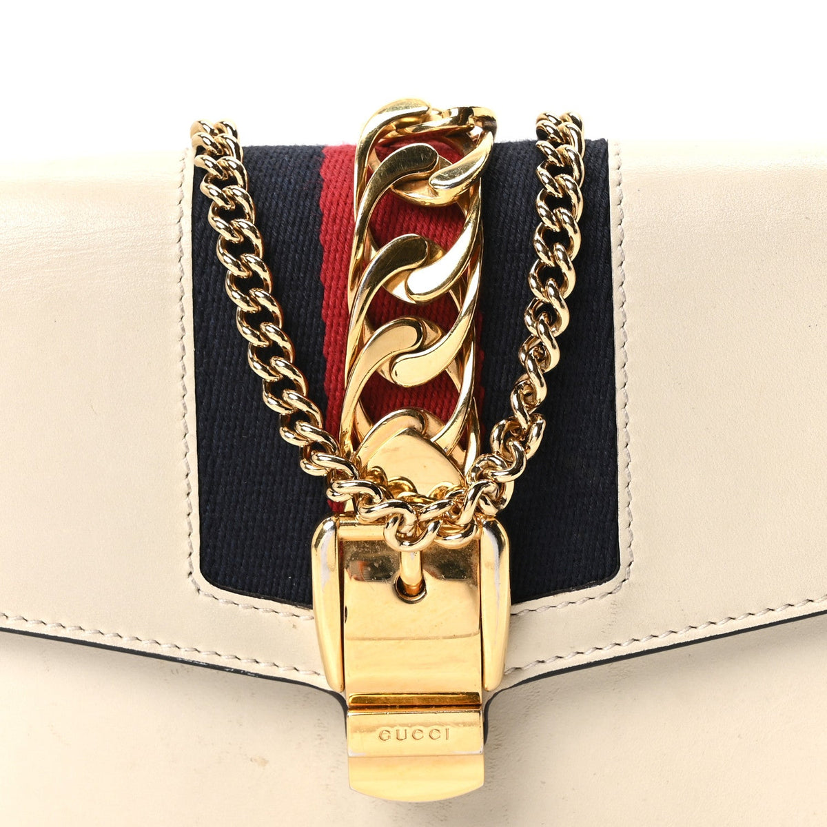 Mini Calfskin Shoulder Bag - White