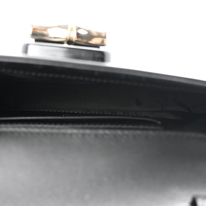 Small Calfskin Handbag - Black