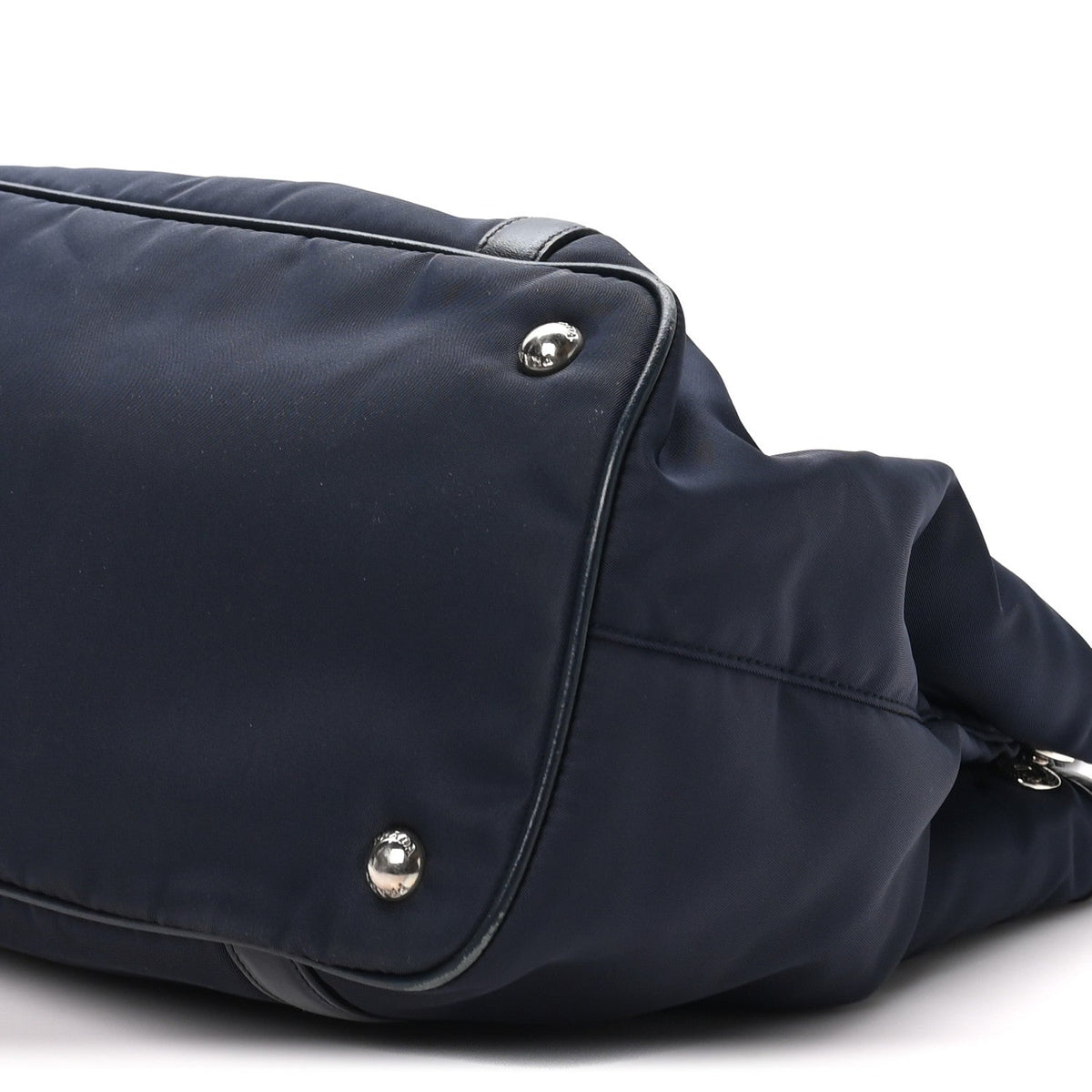 Small Nylon Tote Bag - Blue