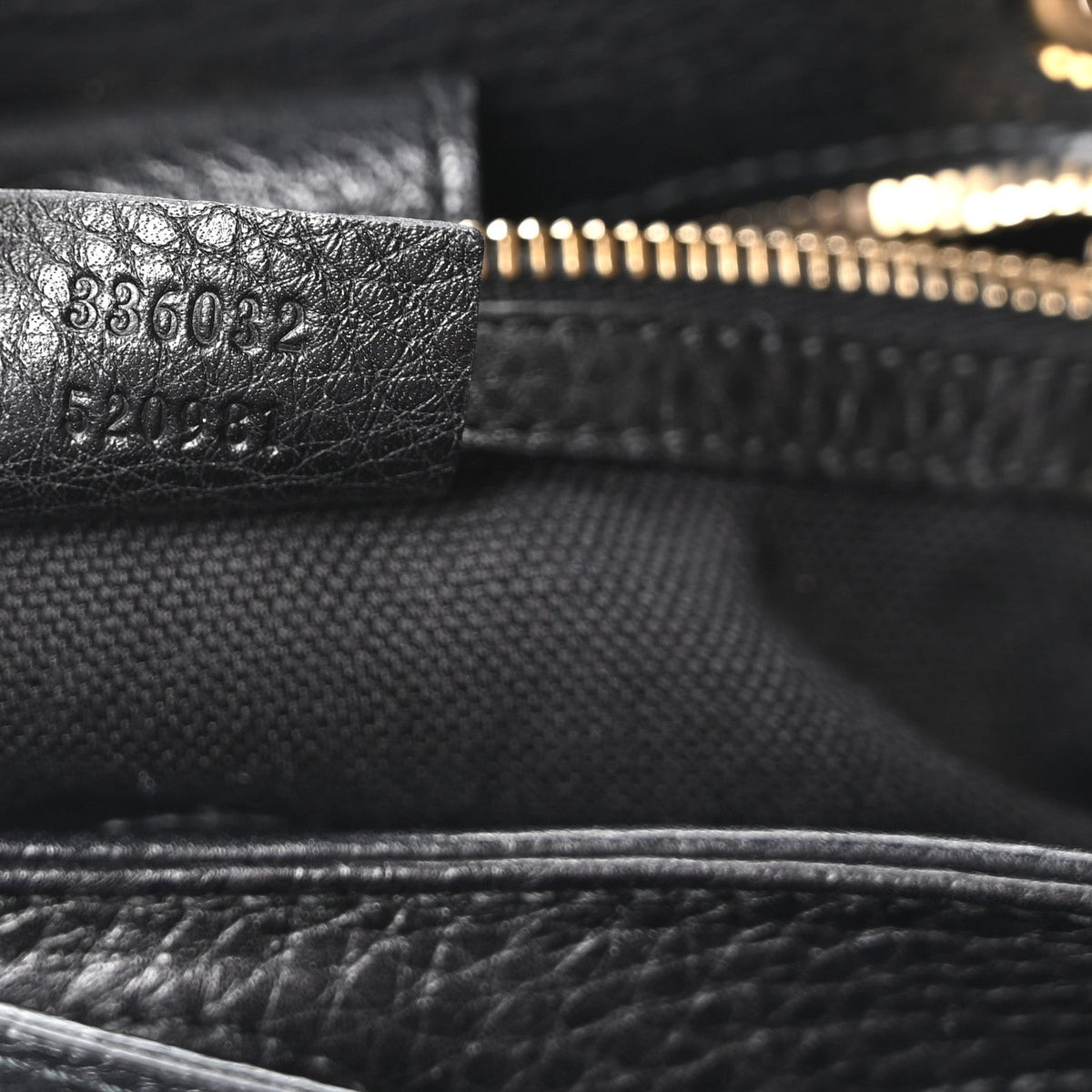 Small Calfskin Tote Bag - Black