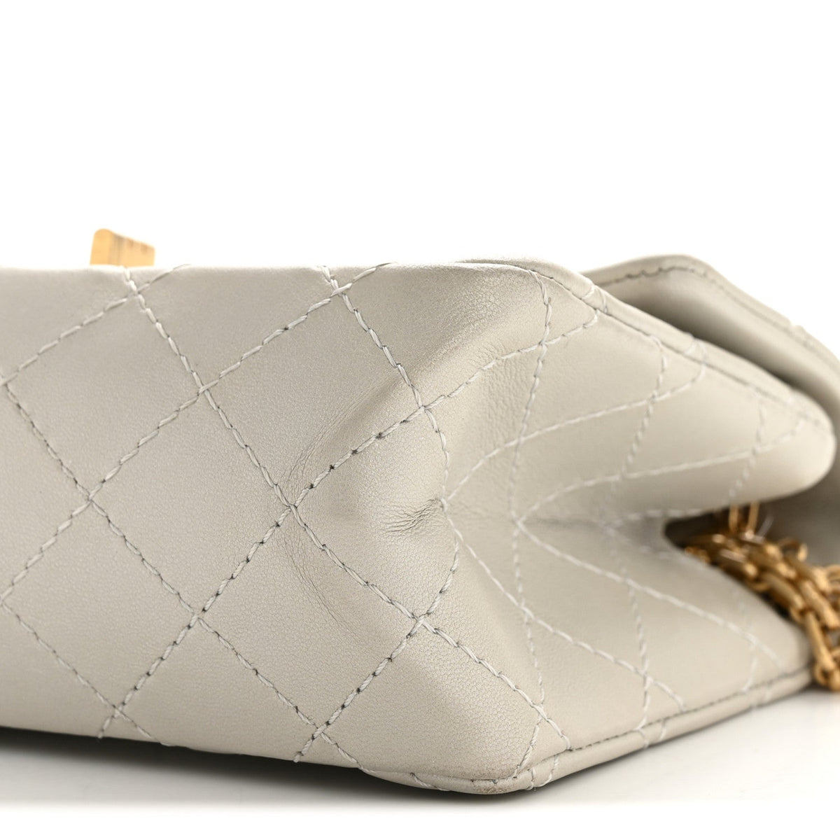 Mini Quilted Goatskin Flap Shoulder Bag