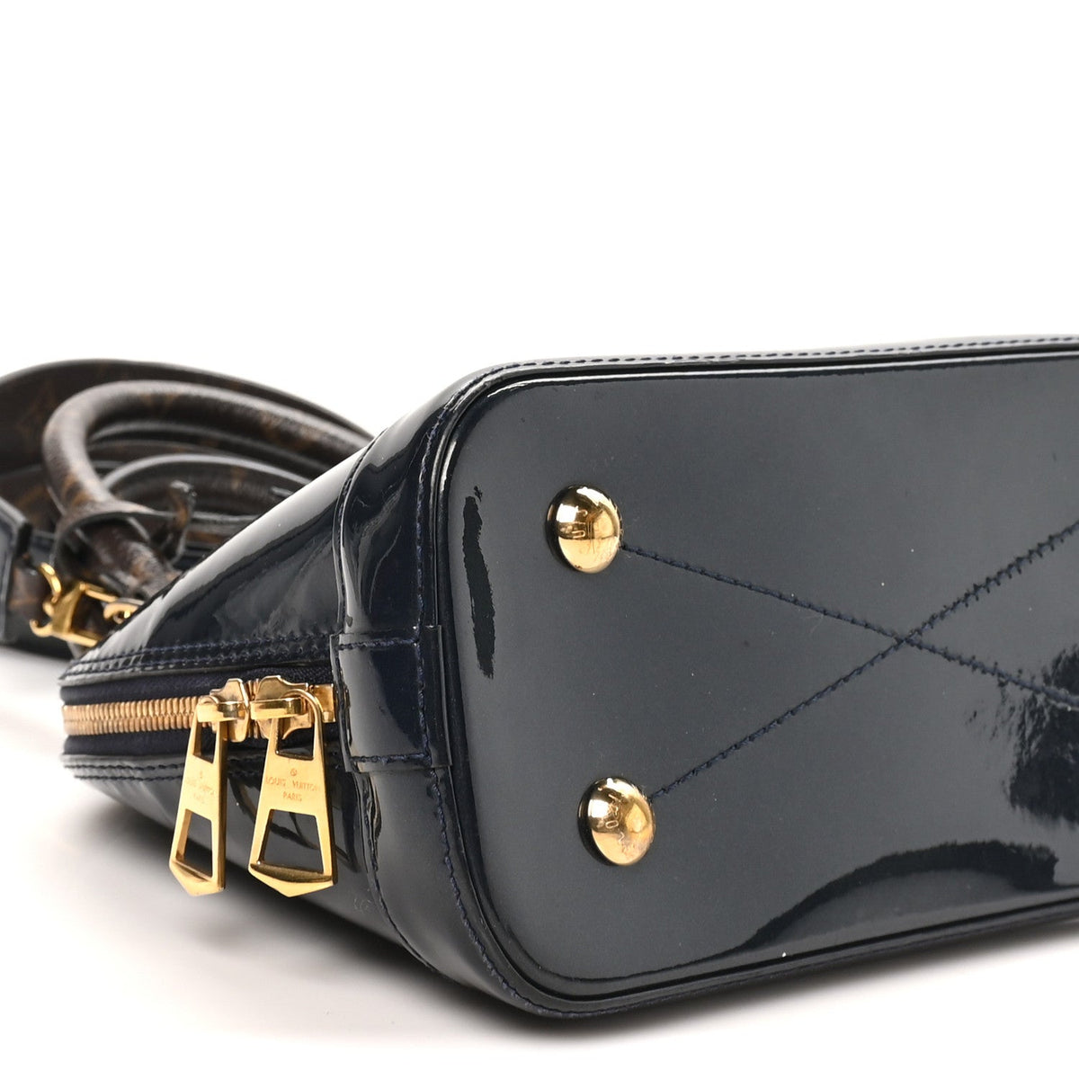 Patent Monogram Alma Bb Marine Handbag