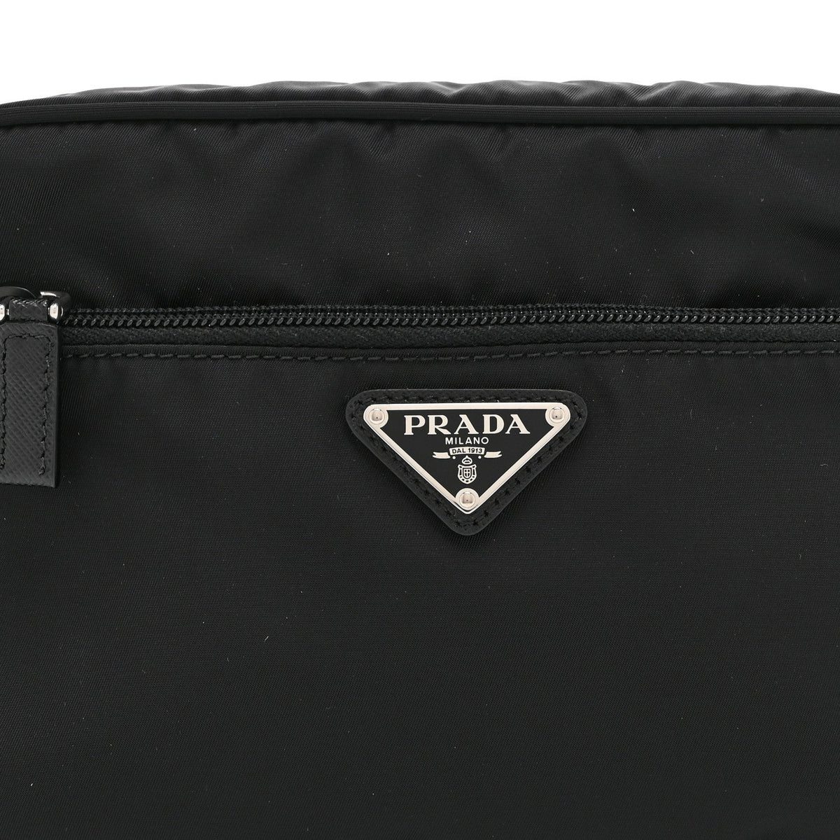 Nylon Shoulder Bag - Black