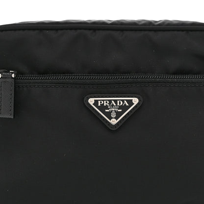 Nylon Shoulder Bag - Black
