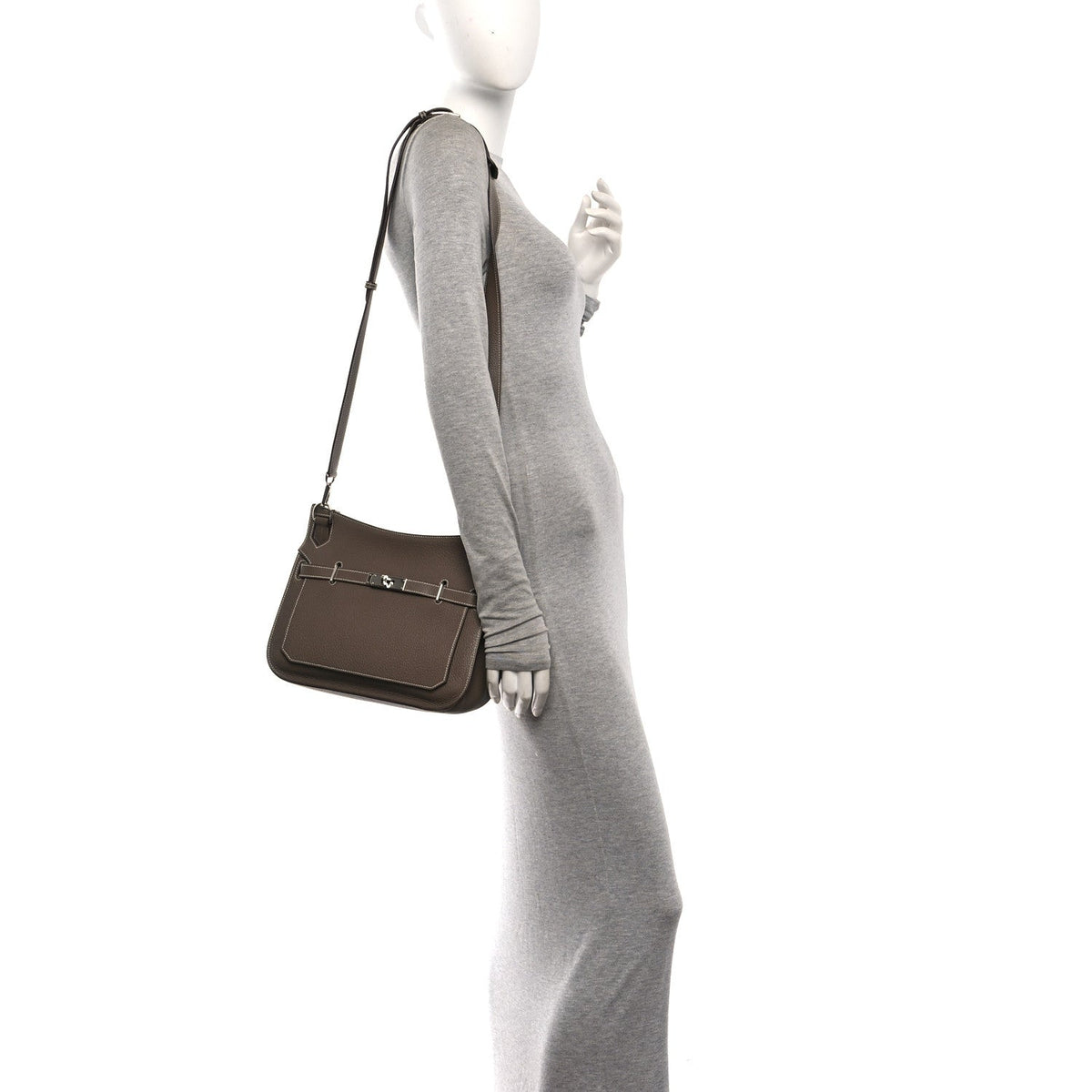 Taurillon Clemence Jypsiere 28 Etoupe Handbag