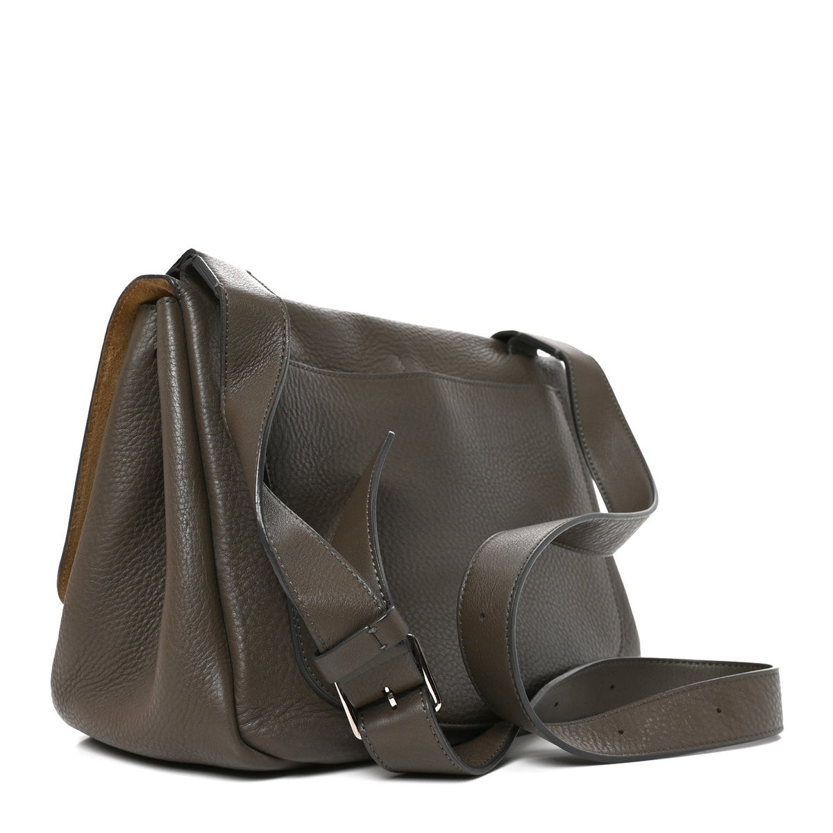 Small Calfskin Handbag - Grey