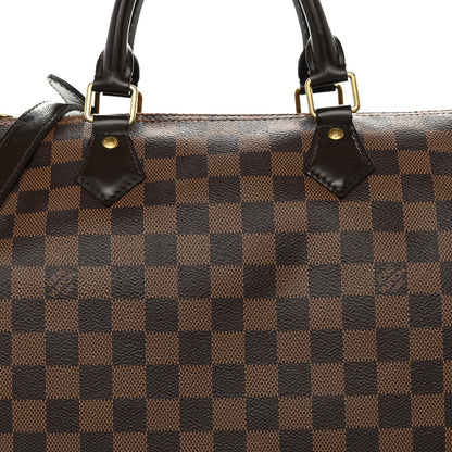 Damier Ebene Speedy Bandouliere 35 Handbag