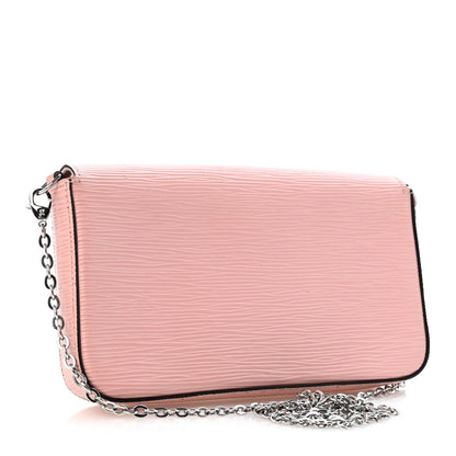 Epi Pochette Felicie Rose Ballerine Handbag