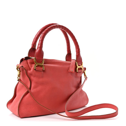 Medium Calfskin Satchel Bag - Pink