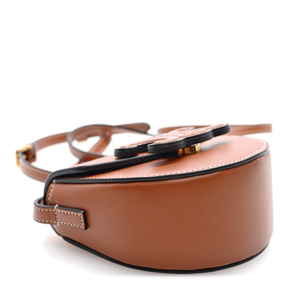 Mini Calfskin Crossbody Bag - Tan