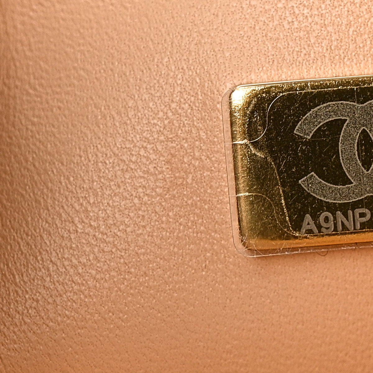 Mini Quilted Lambskin Flap Shoulder Bag - Tan