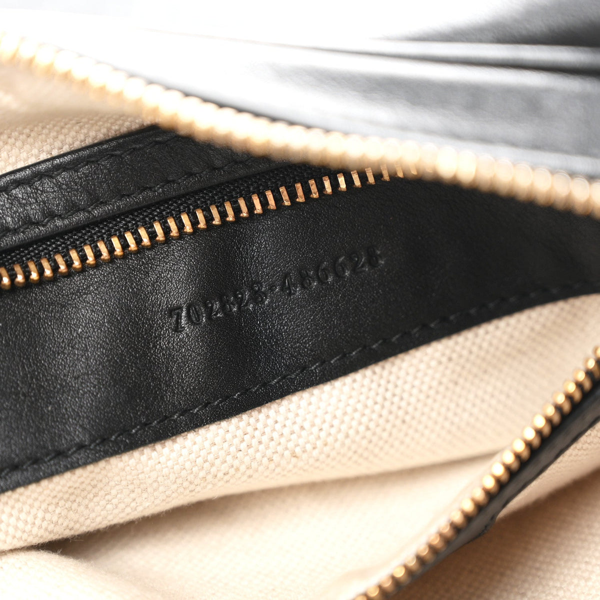 Large Calfskin Shoulder Bag - Black