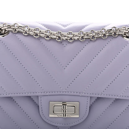 Mini Quilted Calfskin Flap Shoulder Bag - Purple