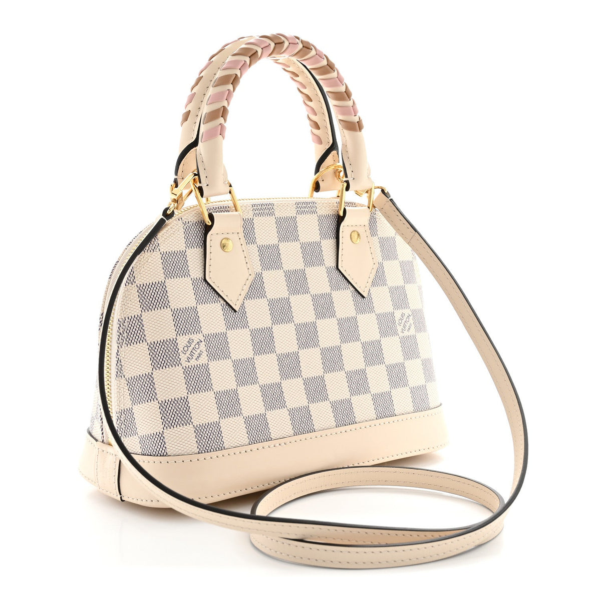 Damier Azur Braided Alma Bb Handbag