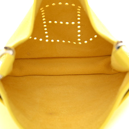 Taurillon Clemence Evelyne Iii Pm Lime Handbag