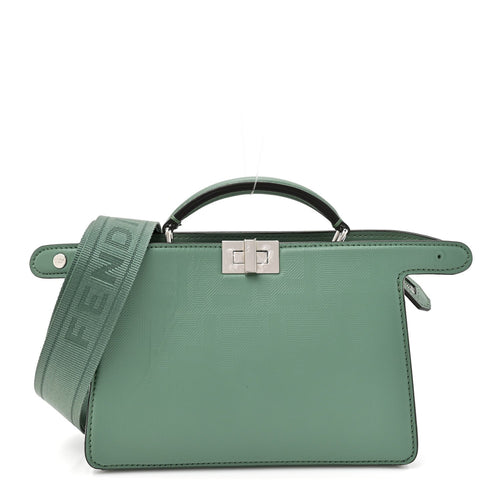 Calfskin Satchel Bag - Green