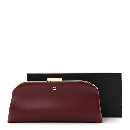 Large Lambskin Clutch Bag