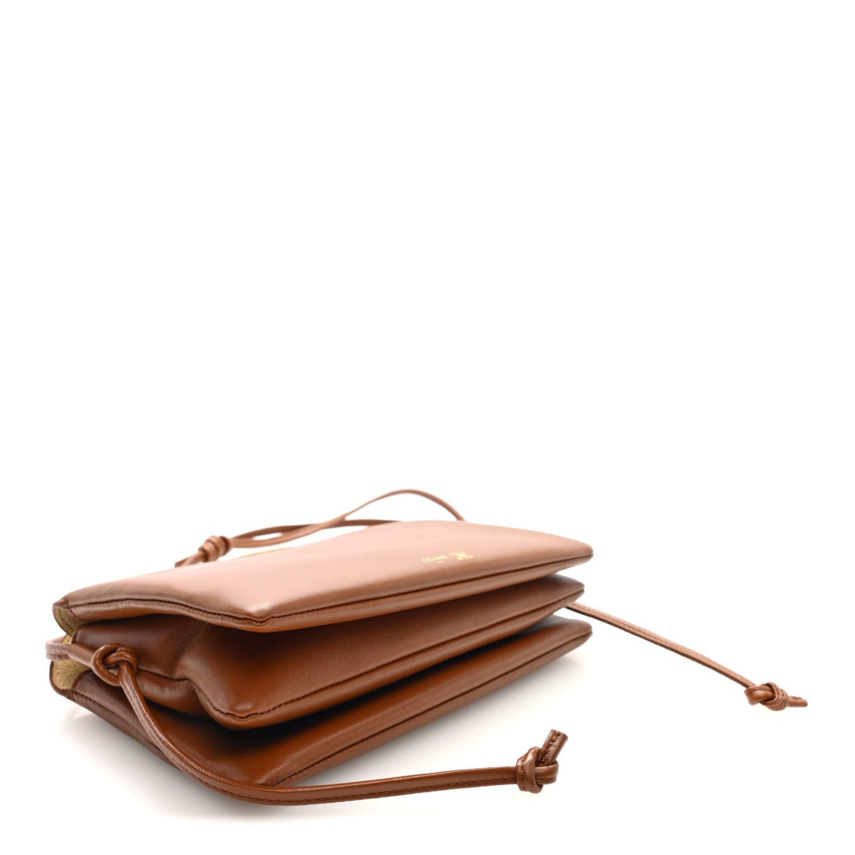 Lambskin Crossbody Bag - Tan