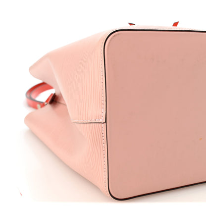 Epi Neonoe Rose Ballerine Orange Handbag