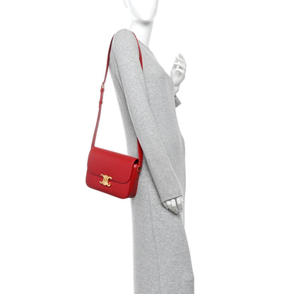 Medium Calfskin Handbag - Red