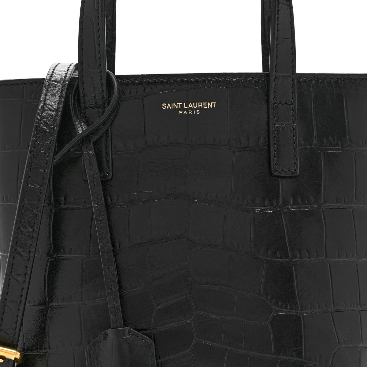 Mini Calfskin Tote Bag - Black