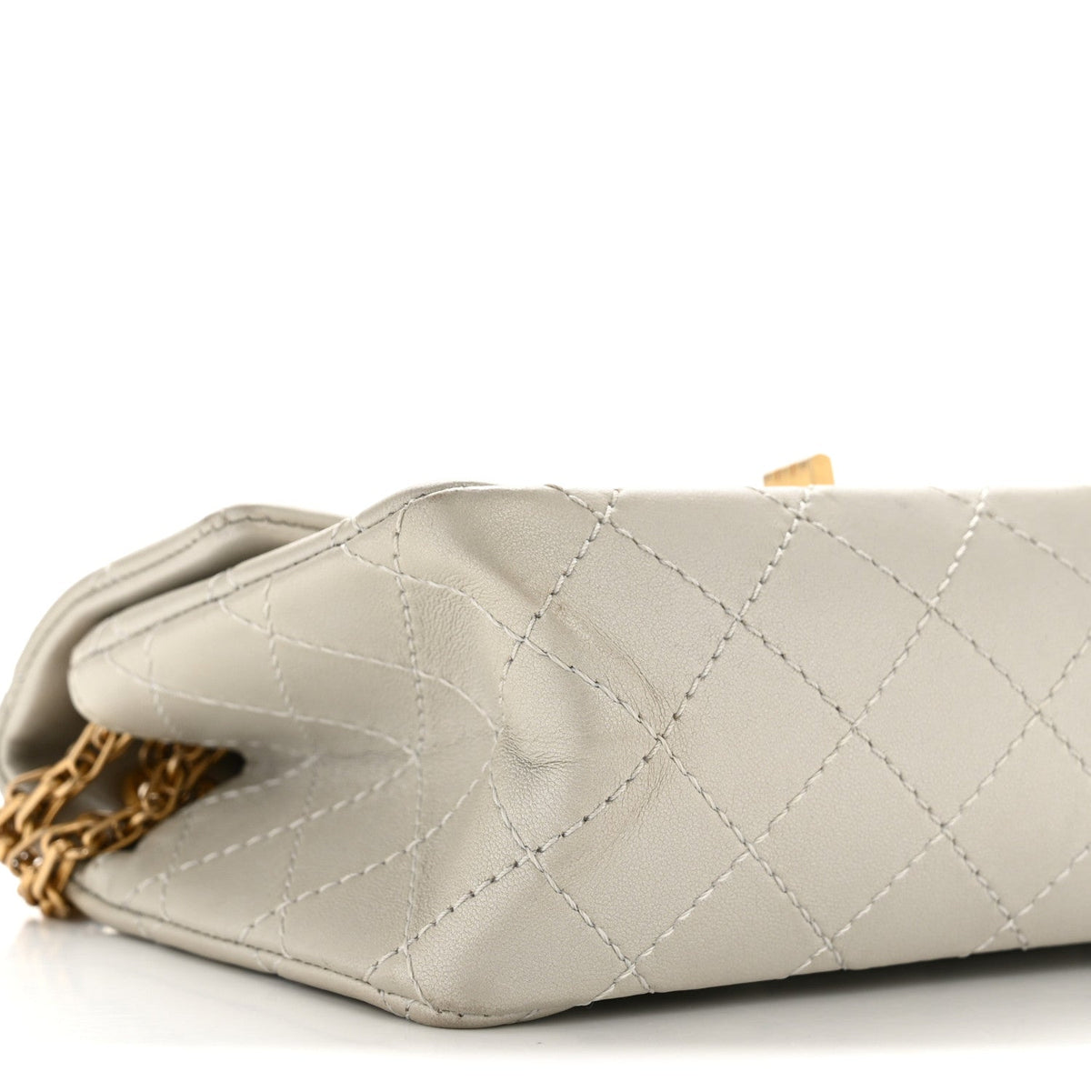 Mini Quilted Goatskin Flap Shoulder Bag