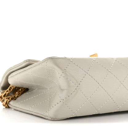 Mini Quilted Goatskin Flap Shoulder Bag