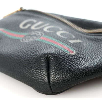 Small Calfskin Belt Bag - Black