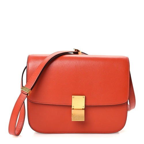 Medium Goatskin Flap Shoulder Bag