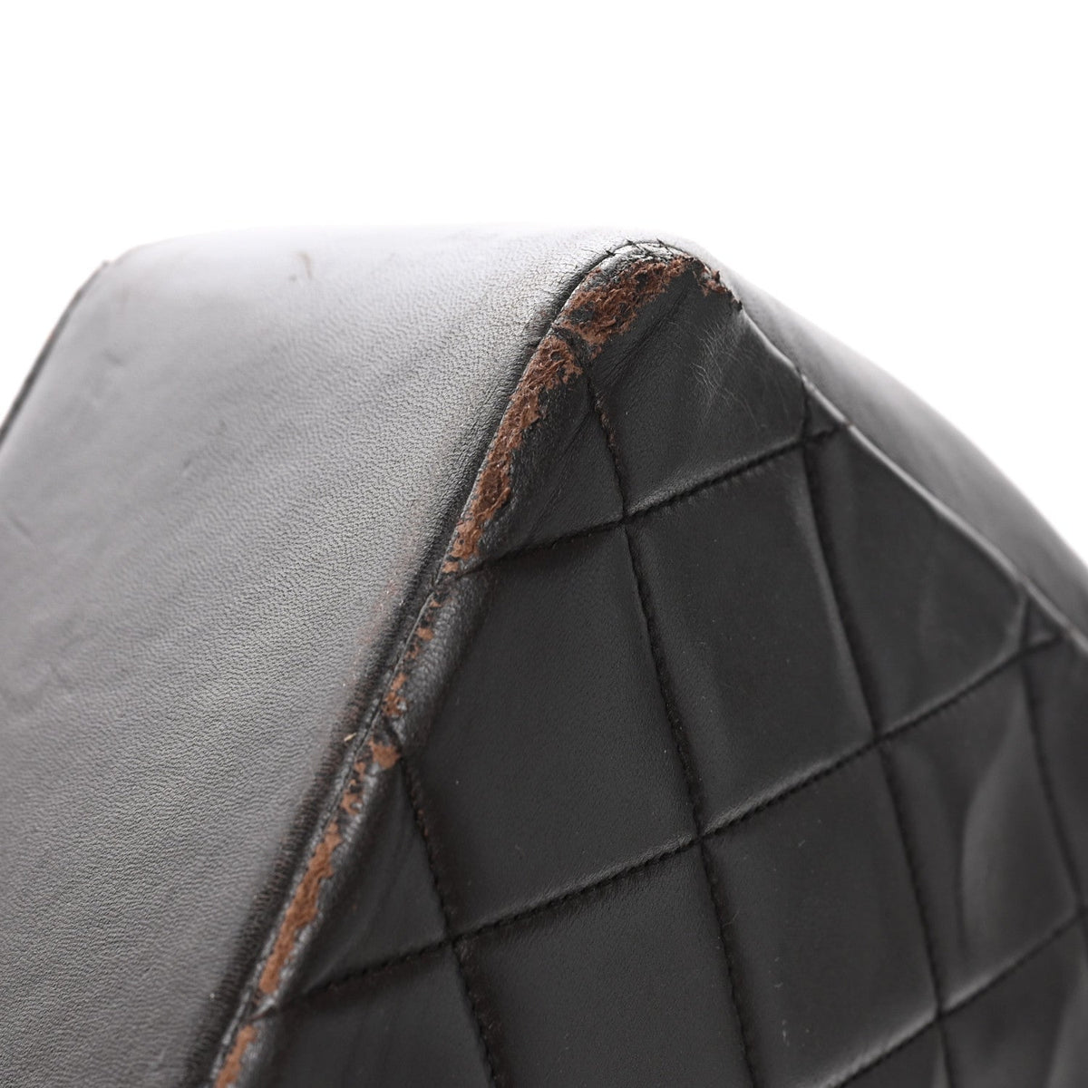Maxi Quilted Lambskin Flap Shoulder Bag - Brown