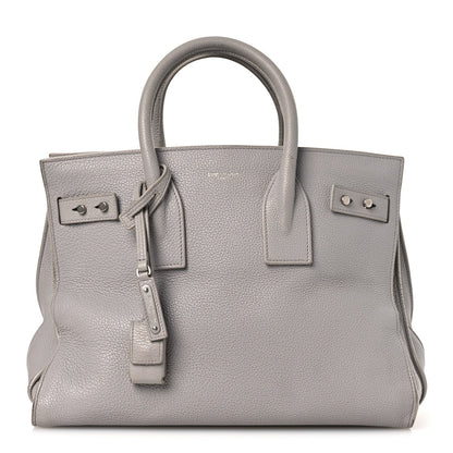 Small Calfskin Handbag - Grey