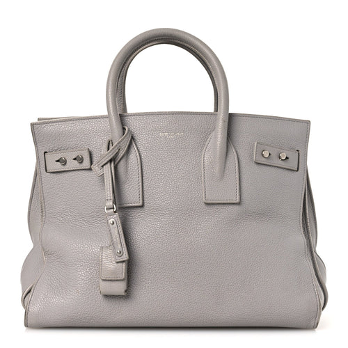 Small Calfskin Handbag - Grey