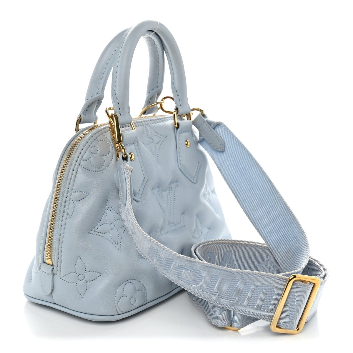 Calfskin Handbag - Blue