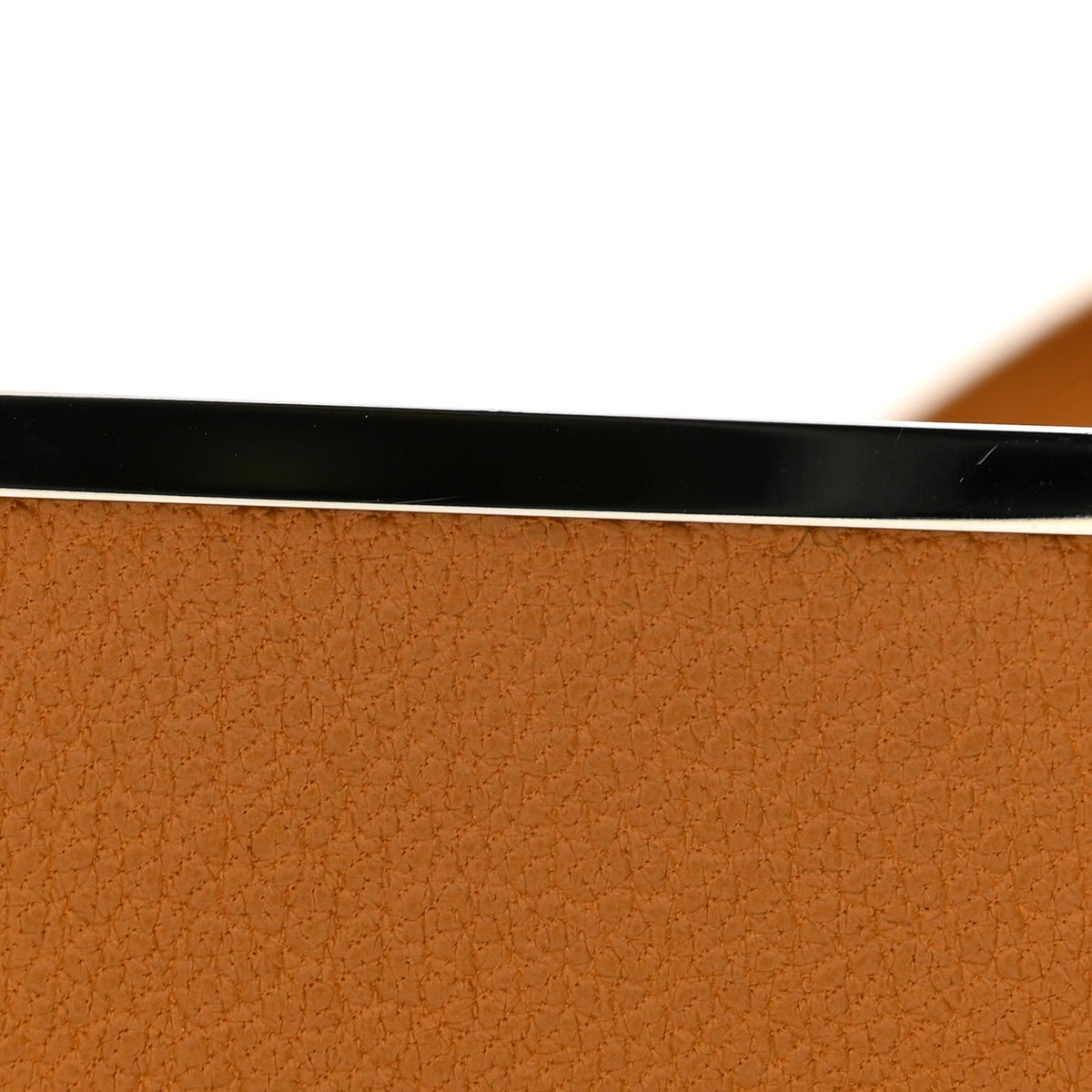 Chevre Mysore Geta Caramel Handbag