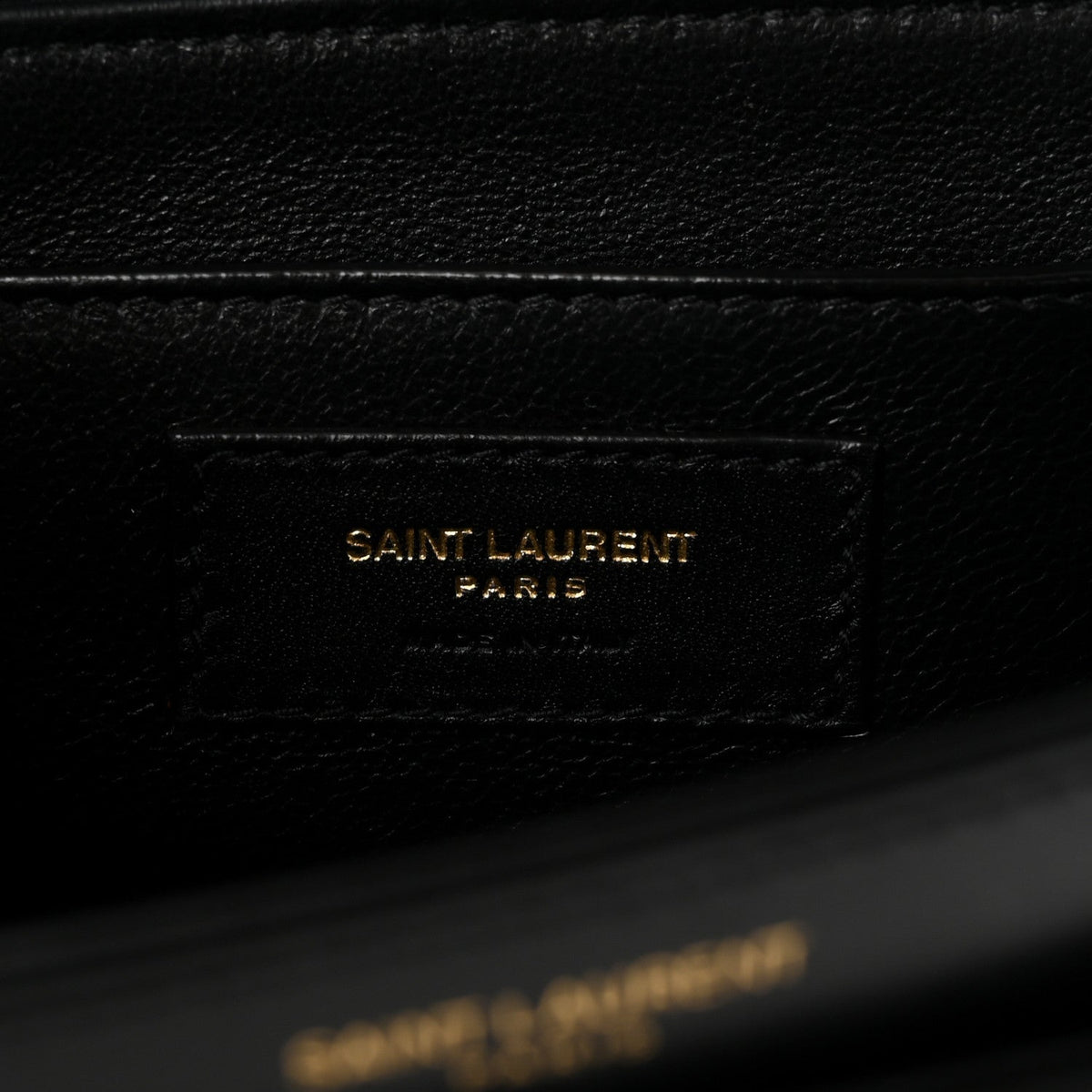 Small Calfskin Satchel Bag - Black