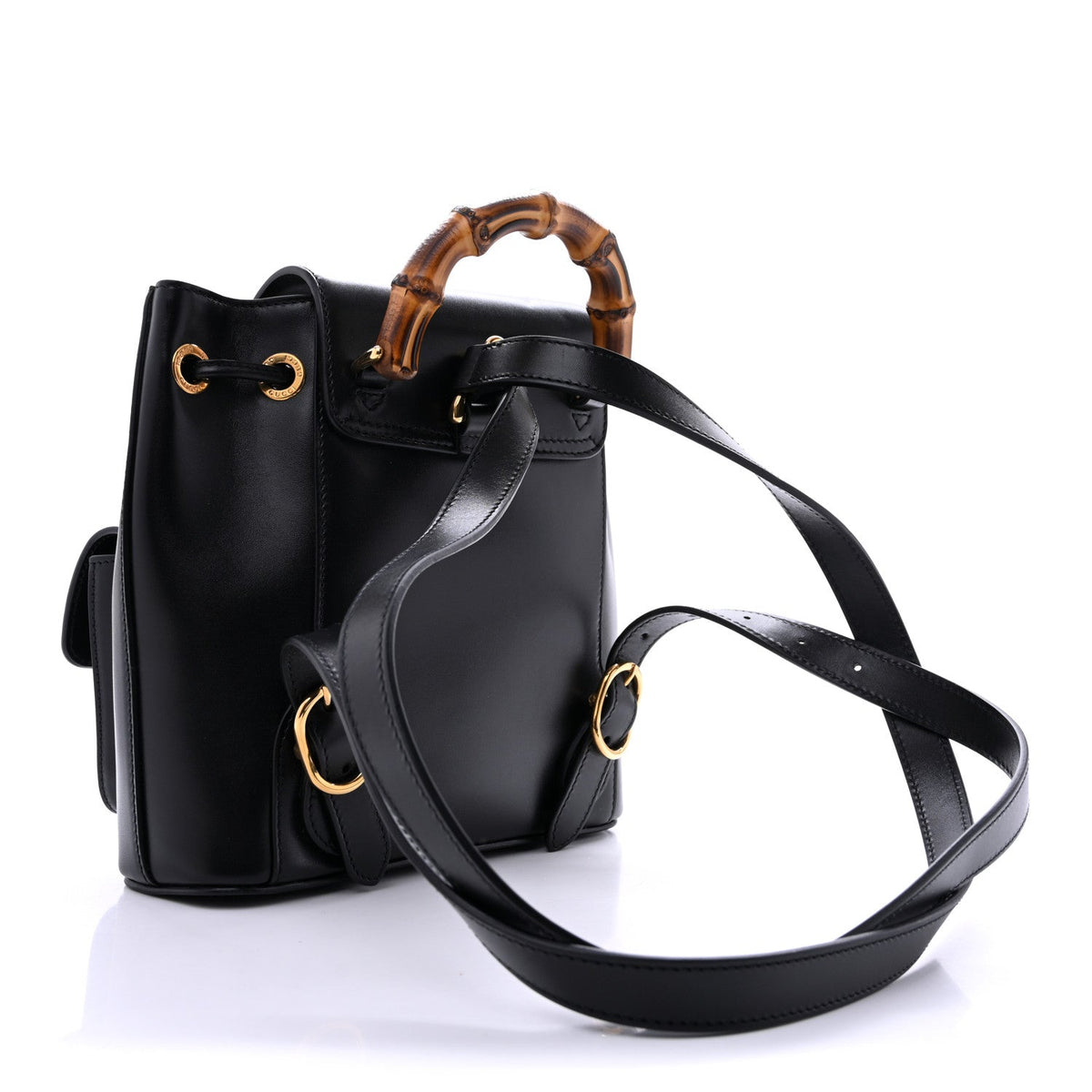 Calfskin Backpack - Black