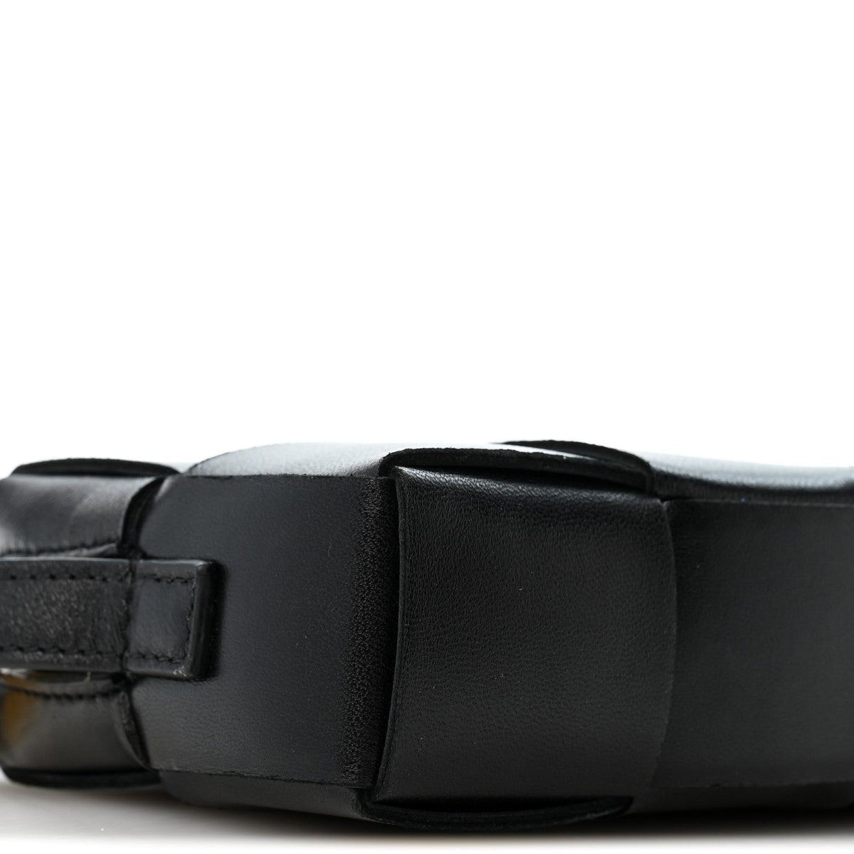 Maxi Lambskin Crossbody Bag - Black